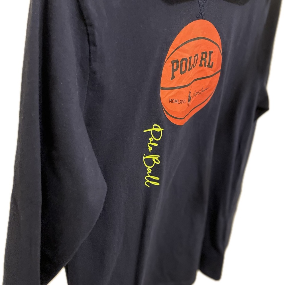 Big Boys Polo Ralph Lauren Navy Shirt with Logo Size XL 18-20